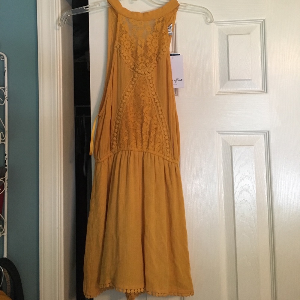 Yellow romper from Marshall’s